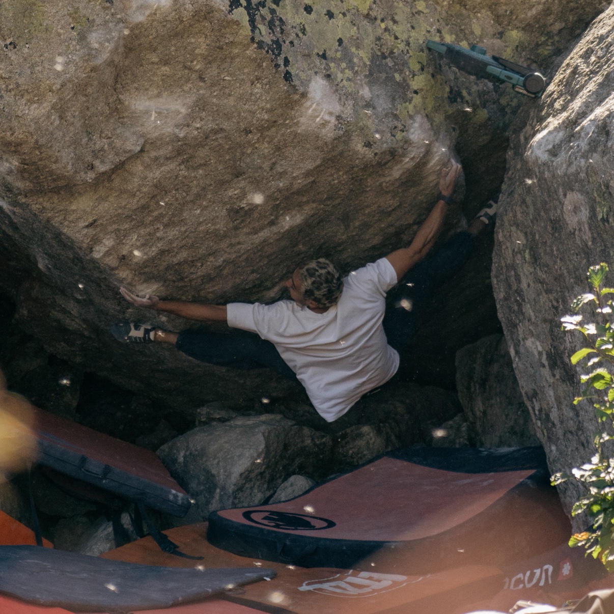 Climbing session
